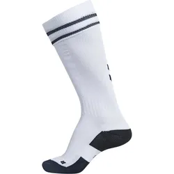 HUMMEL ELEMENT FOOTBALL SOCK WHITE/BLACK - 39-42