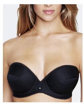 Plus Size Women's Margeau Low Plunge Strapless Bra by Dominique in Black (Size 32 A)