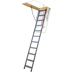FAKRO Bodentreppe LMK Komfort 70x120/280 Metall, Raumhöhe bis 280cm, 3-teilig