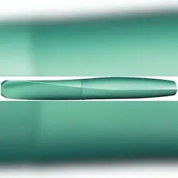 Pelikan Füllhalter Twist P457 Cold Alaska, für Links- und Rechtshänder, Feder M, inkl. 1 Tintenpatrone königsblau