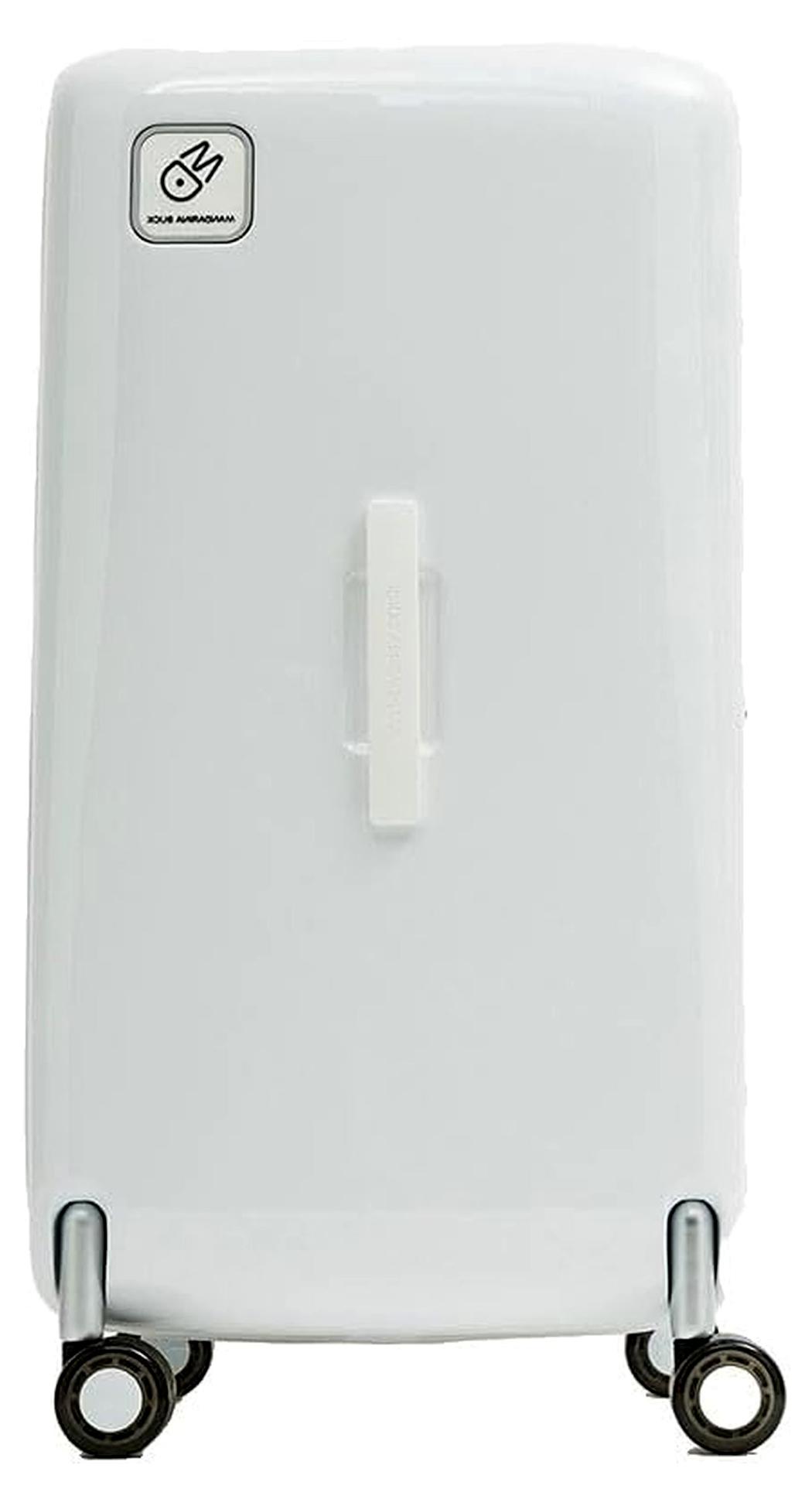 Utensilientasche und Schuhsack für Trolley Trunk Blanc in Weiß, 73 cm