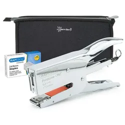 RAPESCO Heftzange »Porpoise ONE Germ-Savvy« antibakteriell silber, 17.8x9.4x2.7 cm