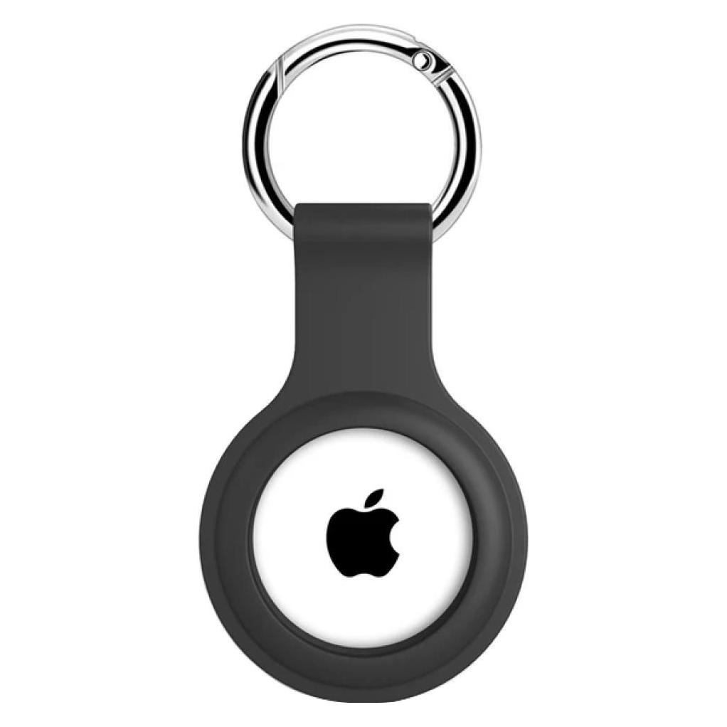 Screenguard Apple Airtag Liquid Silikon Case mit Schlüsselanhänger (00033129)