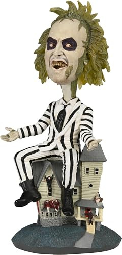 NECA Beetlejuice Head Knockers Actiefiguur, Groen/Multicolour, Hoogte: 20 cm