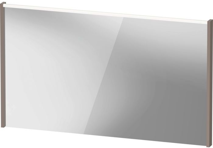 Duravit D-Code Spiegel DC7079043430000 1200x700x48, Basalt Matt, mit LED Beleuchtung