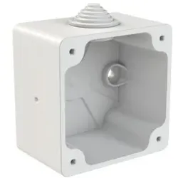 PCE 80100 Aufputzdose 75x75 1xNippel IP44