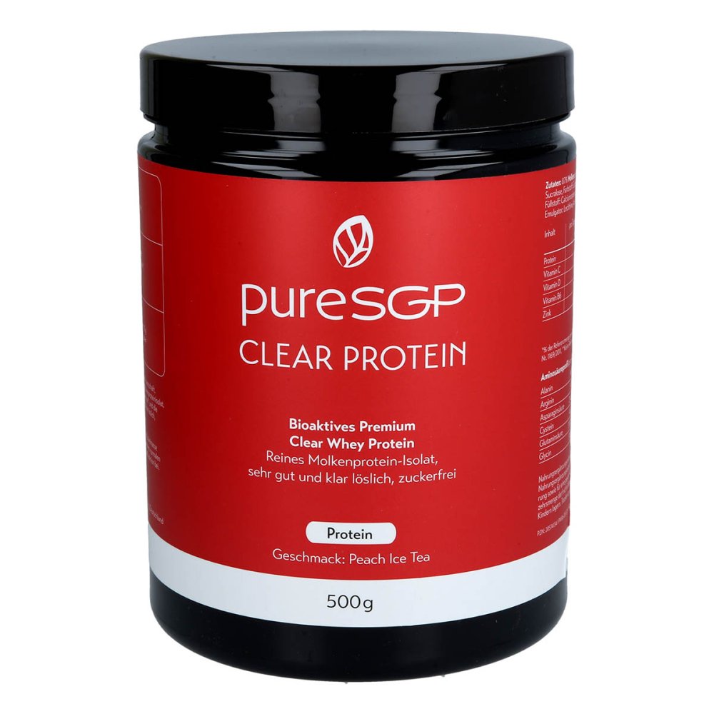 PharmaSGP GmbH Puresgp Clear Protein Pulver Peach Ice Tea 20574134