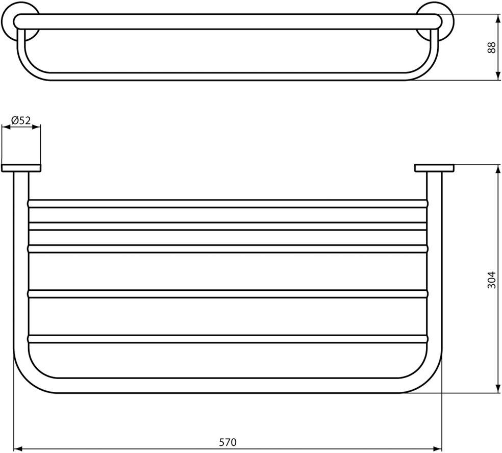 Ideal Standard Badetuchablage 57 cm