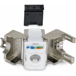 StarTech .com C6AKEYTLSTP18010PK, Flach, Silber, RJ-45, Buchse, Buchse, 10GBase-T (Keystone Modul), Zubehör Netzwerk