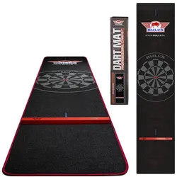 Bulls NL Teppich Black/Red inkl. Oche 300x60 cm