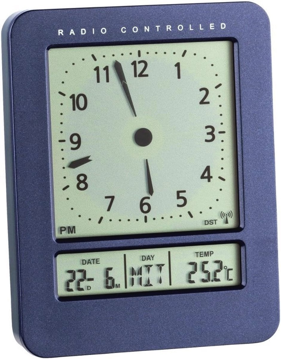Draadloze wekker met temperatuurweergave en dual-alarm