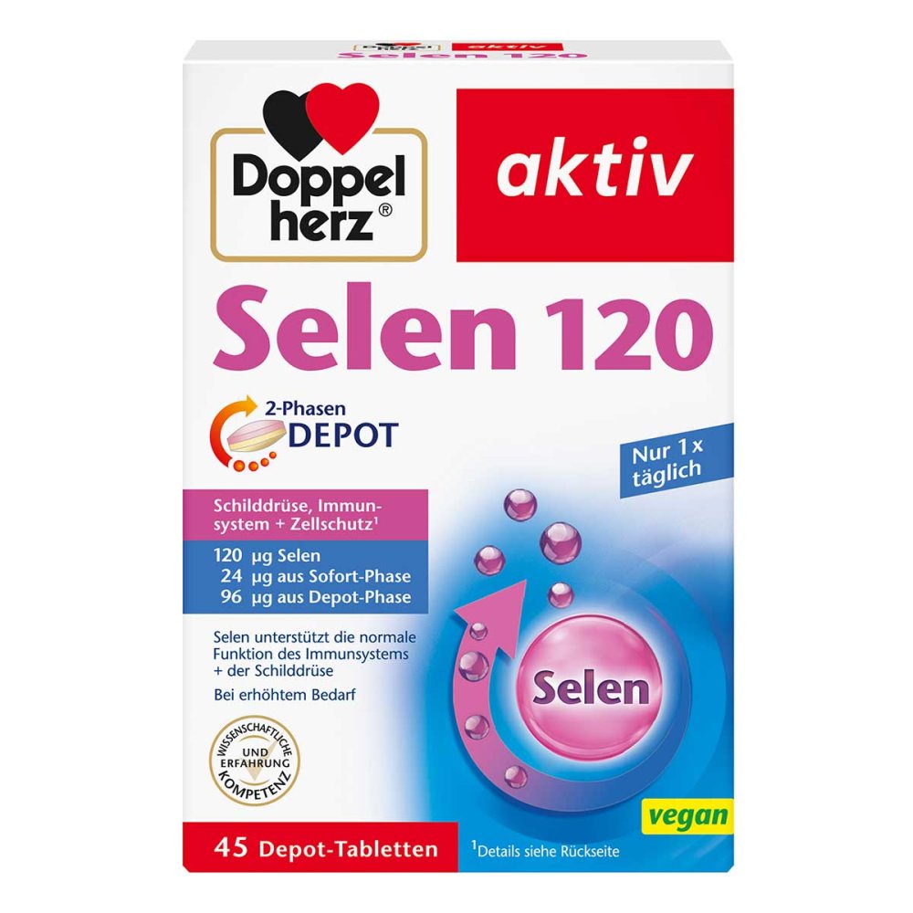 Queisser Pharma GmbH & Co. KG Doppelherz Selen 120 2-phasen Depot Tabletten 18905635
