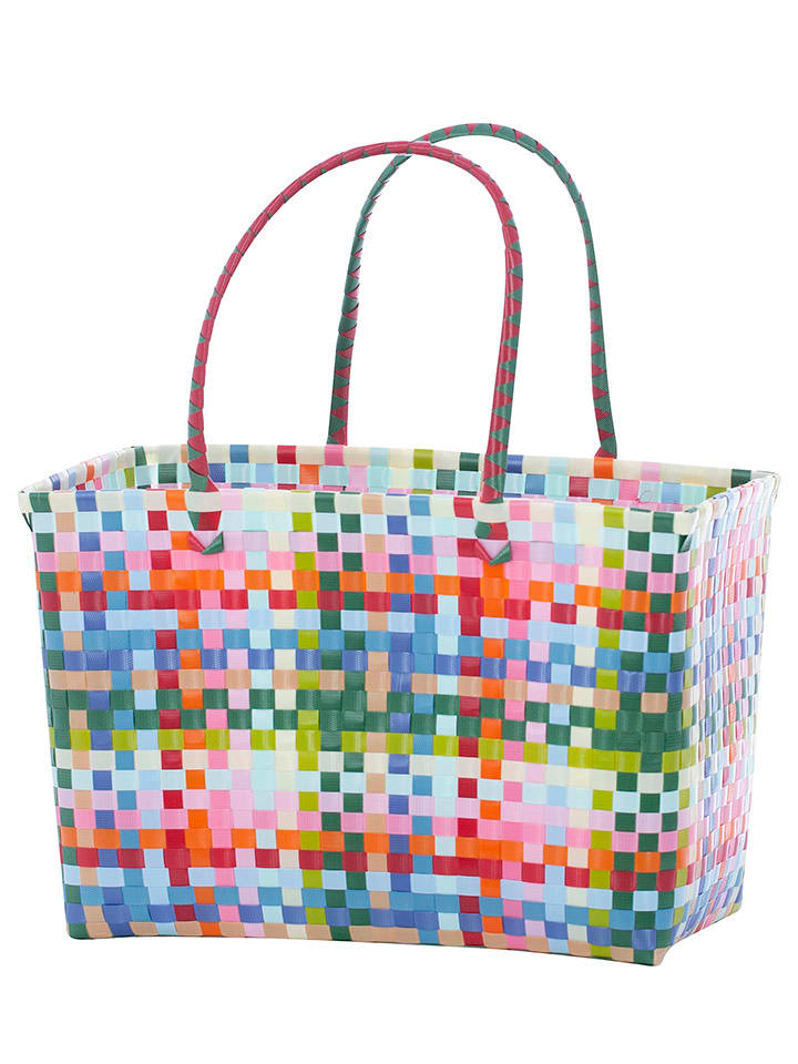 Overbeck and Friends Shopper "Tess" in Bunt - (B)43 x (H)28 x (T)23 cm - onesize
