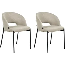 ESSZIMMERSTUHL 2er-Set Beige Penny
