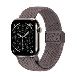 Crong Wave Band - gestrickt Armband für Apple Watch 44/45/46/49 mm (braun)