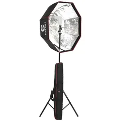 Caruba Orb Speedlite Kit 80cm (inklusive Tasche) (80 cm), Softbox + Reflektor