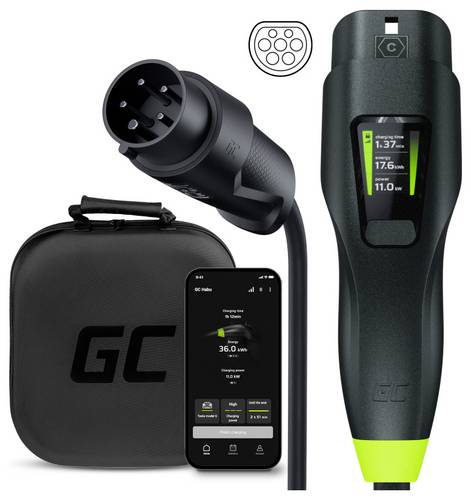 Green Cell Habu EV Mobile Ladestation Typ 2 16A 11kW App