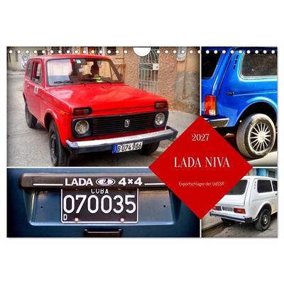 LADA NIVA - Exportschlager der UdSSR (Wandkalender 2027 DIN A4 quer), CALVENDO Monatskalender