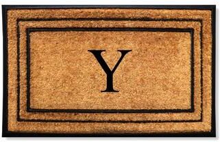 A1 Home Collections Natural Coir & Rubber Door Mat, Heavy Duty, Dirt Trapping, Long-Lasting Entrance Doormats