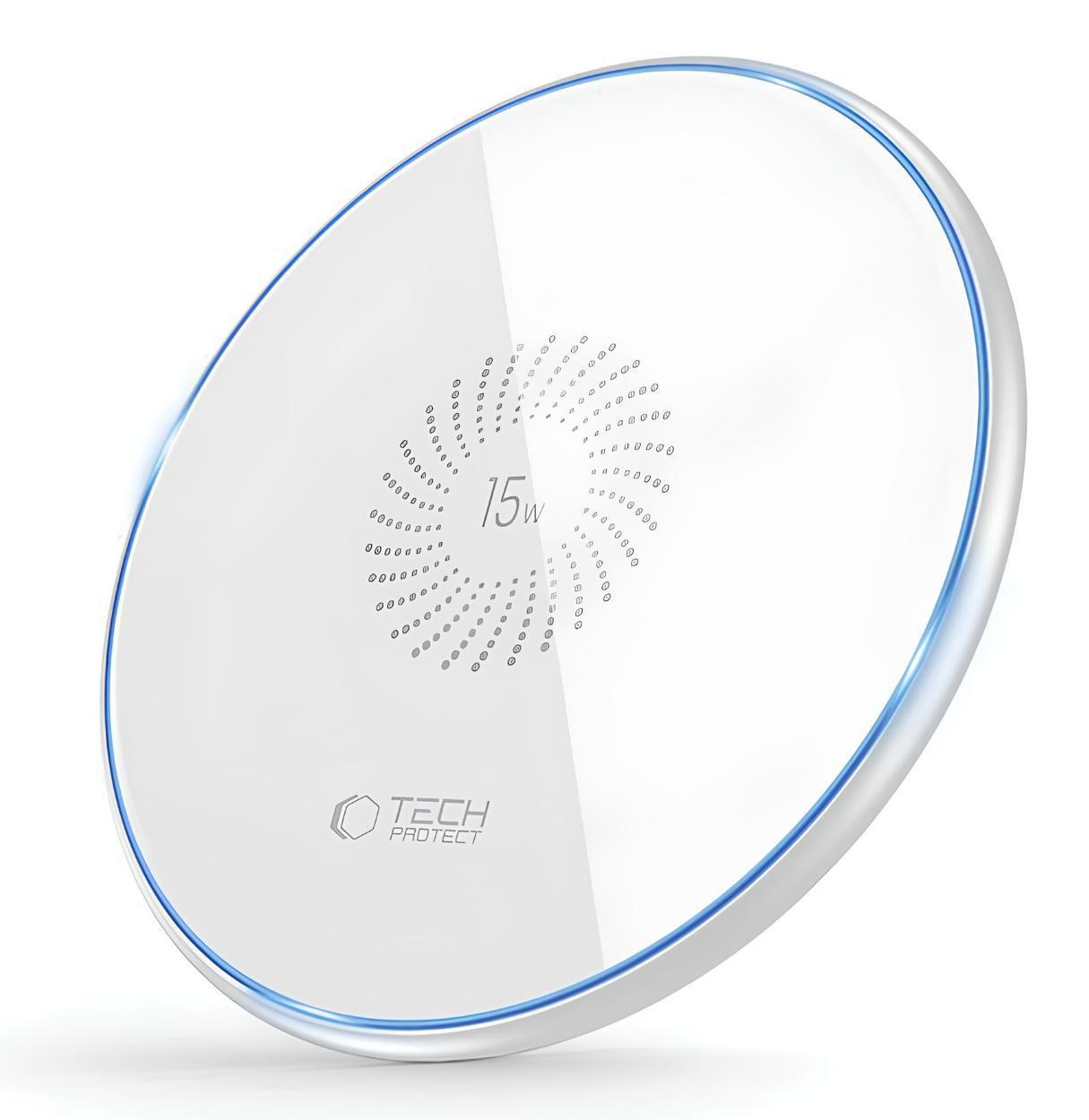 Tech-Protect Qi15W-C1 Draadloze oplader, 15W, wit
