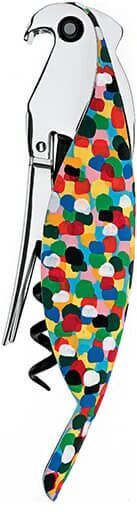 Alessi Parrot Sommelier Corkscrew Multicolour
