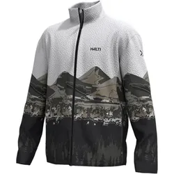 HALTI Outdoor HALTI Halti Tunturit Fleecejacke Unisex black/white - Mehrfarbig - XXL