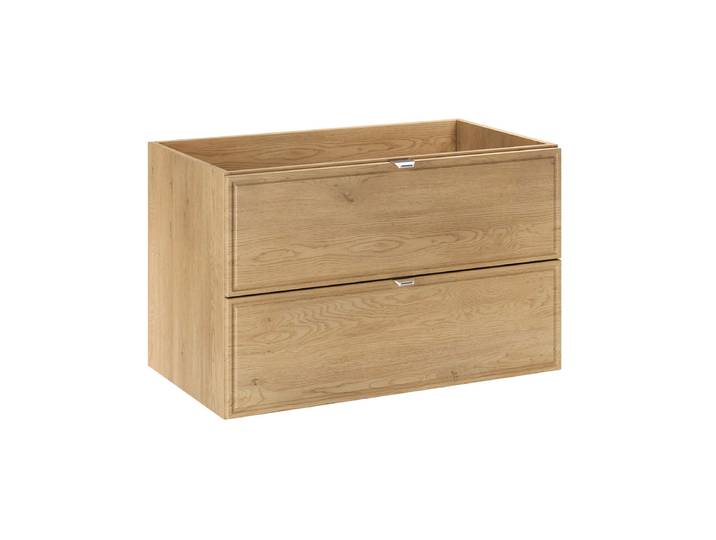 Meuble Sous Lavabo Suspendu Terra Cremona Chêne Cremona 80 Cm