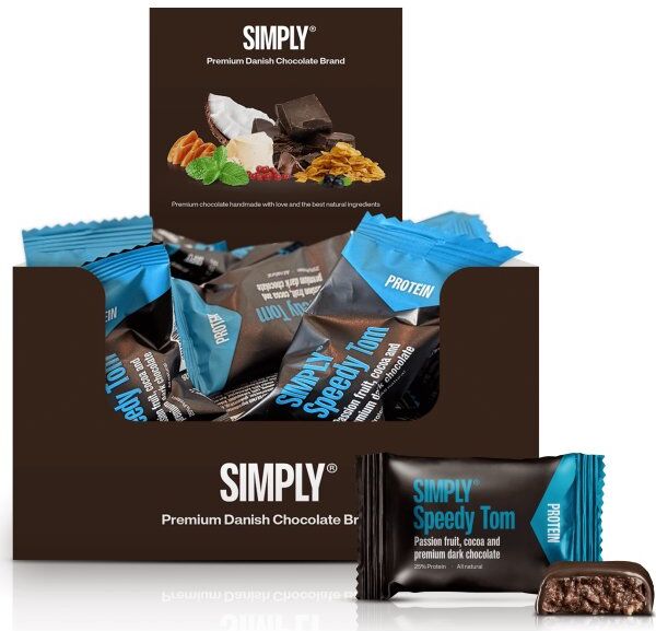 Simply Protein Bites Speedy Tom Box, 75 Stk