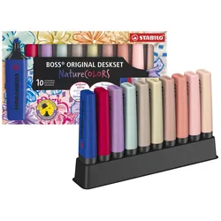 STABILO Textmarker BOSS Original Deskset Wildflower Edition farbsortiert
