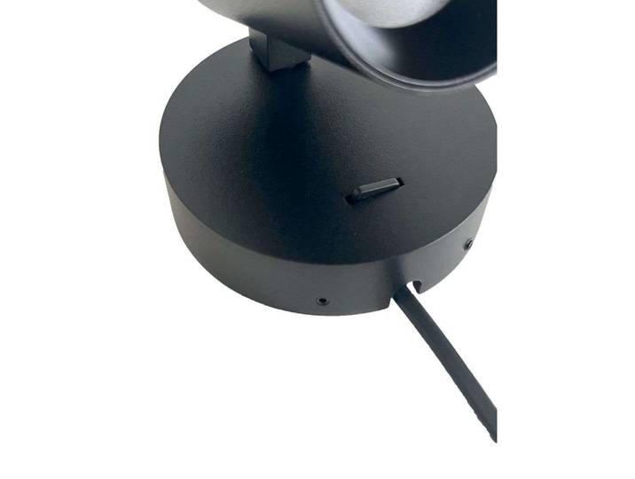 SpotOn Circle1 Wandleuchte w/Switch Schwarz - Antidark - Wohnzimmer - Aluminium