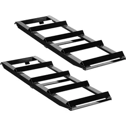 XPOtool, Garagenausstattung, Verlängerung für Auffahrrampen 2x400kg 650x195mm Autorampe Kfz-Rampe