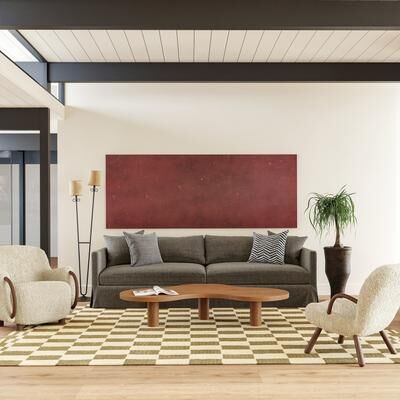 Nuloom Kia Checkerboard Wool Area Rug