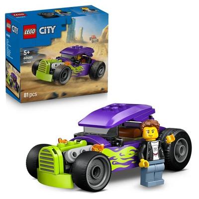 LEGO City 60485 Hot Rod, Spielzeug mit Minifigur für Kinder 5 Jahren