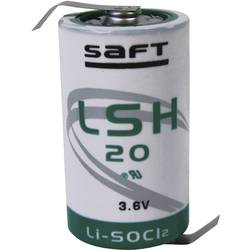 Saft LSH 20 HBG Spezial-Batterie Mono (D) Z-Lötfahne Lithium 3.6 V 13000 mAh 1 St. LSH20HBG