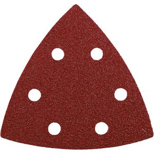 kwb Schleifpapier Quick-Stick 542836, Körnung 60, Delta 93mm, 20 Blätter, für Holz und Metall, 20 Stück