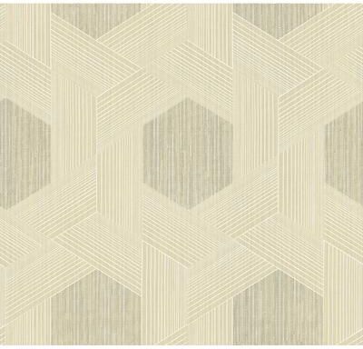 Seabrook Designs Casaba Honeycomb Geo Unpasted Wallpaper