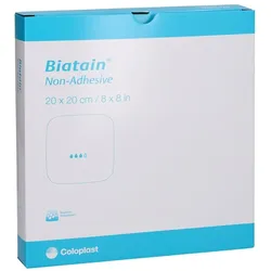 BIATAIN Schaumverband 20x20 cm nicht haftend