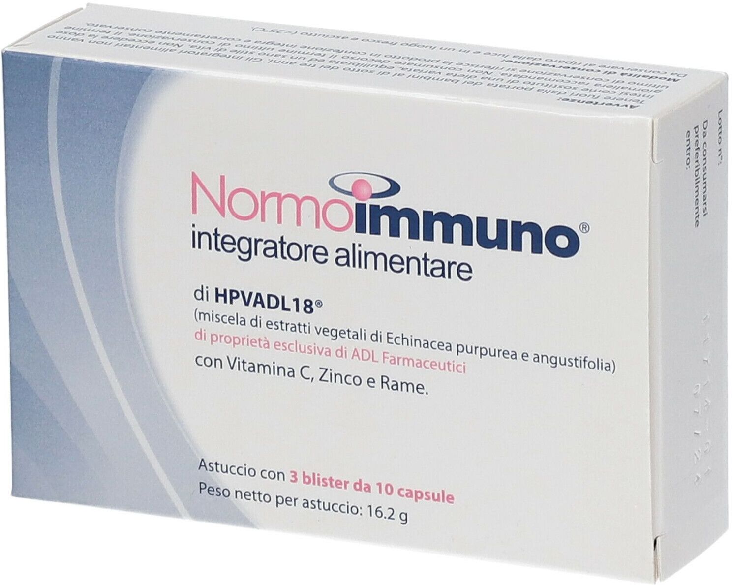 ADL UNILAB Srl Normoimmuno 30 Capsule