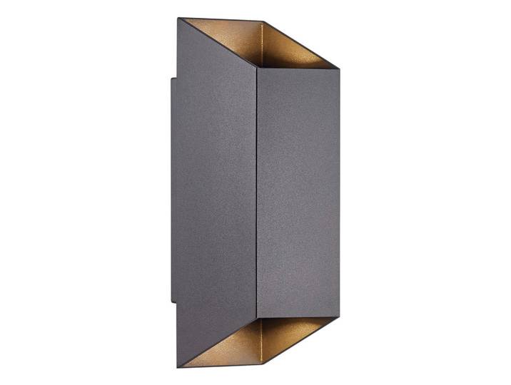 Nordlux Aussenwandleuchte, Schwarz, Metall, quadratisch, 8x23.5x9.5 cm, Lampen & Leuchten, Außenbeleuchtung, Außenleuchten