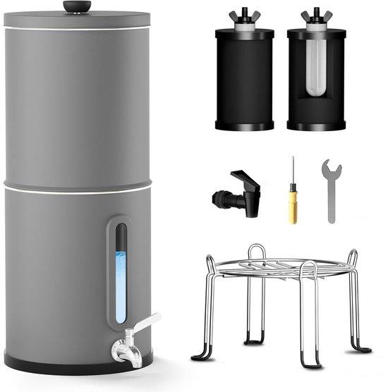 Großes Schwerkraft-Wasserfiltersystem 8,5L für Zuhause und Wohnmobil - Geeignet für Trinkwasser