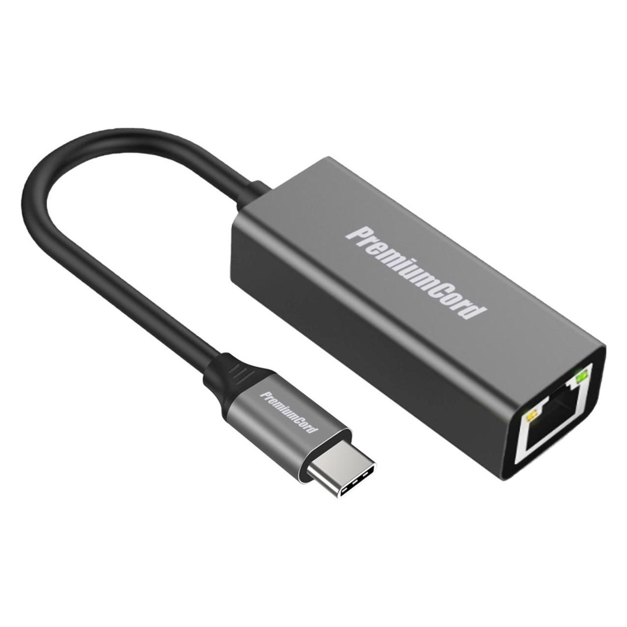 PremiumCord PÅevodník USB-C na Gigabit kon. RJ45 (USB 3.1, USB-C) (KU31ETHER02)