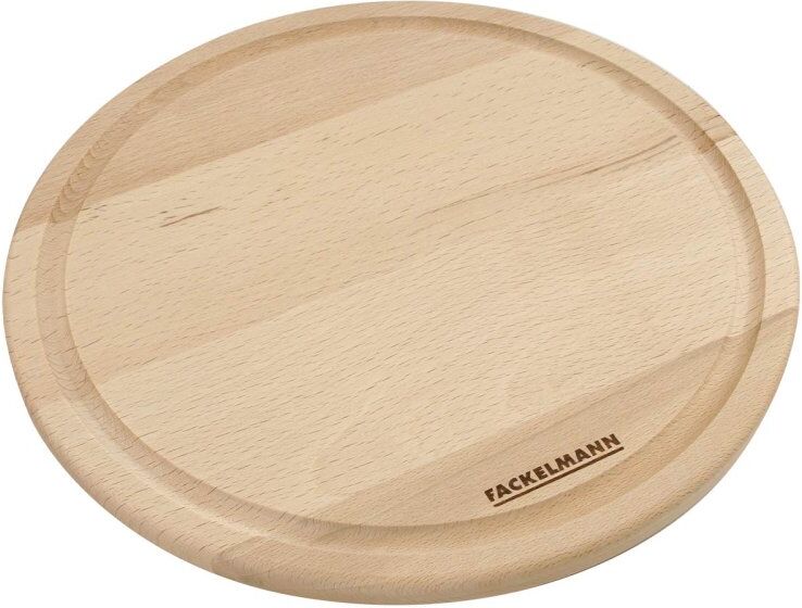 Fackelmann Schneidbrett rund, Ø24cm, Buche