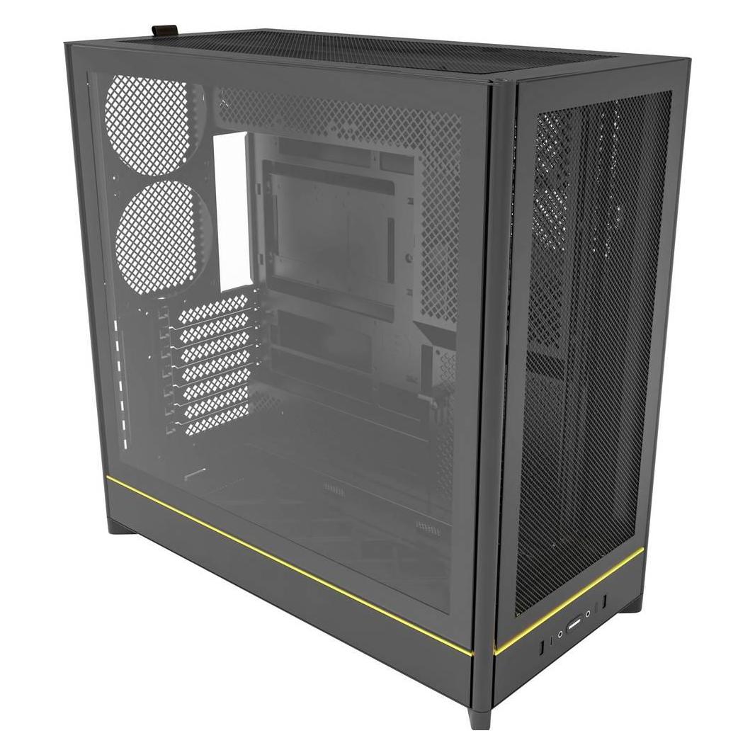 Montech HS01 (schwarz, Tempered Glass) (ATX, mATX, Mini-ITX) (HS01 (B))