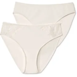 Tchibo - 2 Slips - Damen - Gr. M - creme