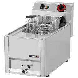 Elektrische Fritteuse zum Aufstellen mit Ablassventil 8 L T 33 - Linie 600 C6FEV8T33 Casselin