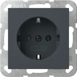 Gira SCHUKO-Steckdose 16A 250V System 55 Anthrazit