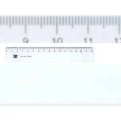 Alco Kunststofflineal flexibel 16cm transparent