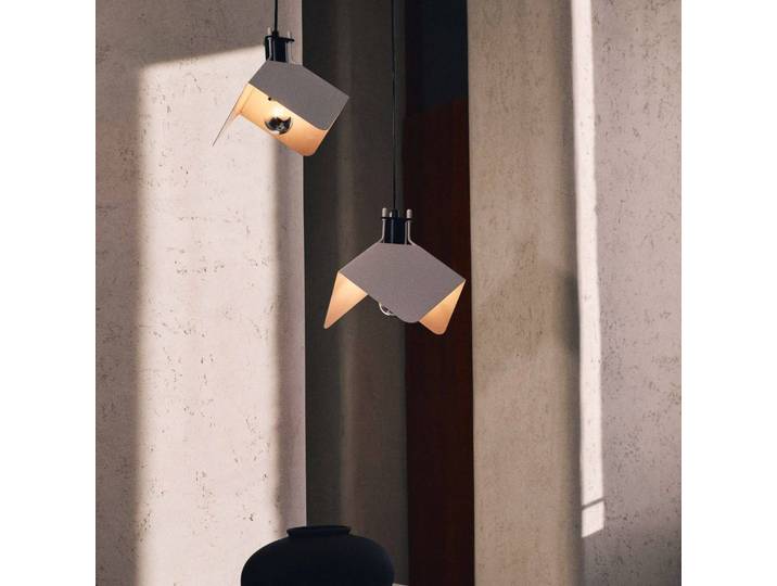 Design hanglamp Triedo, wit / opaal, Woon-/ Eetkamer, metaal, Design, hanglamp
