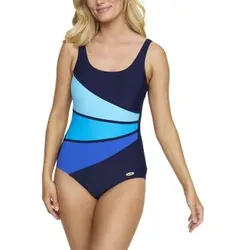 Damella Laura Chlorine Resistant Swimsuit Marine/Blau 38 Damen