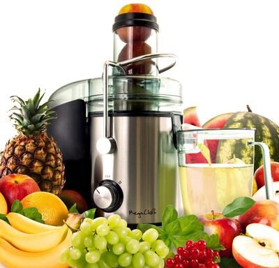 MegaChef Wide Mouth Juice Extractor with Dual Speed Centrifugal Juicer